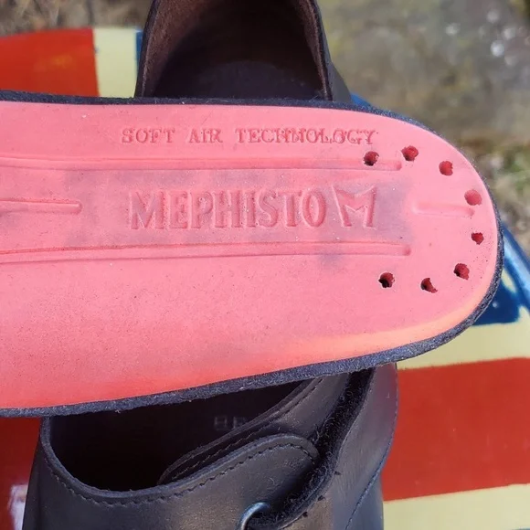 Mephisto Black Luce Flats Size 10 - Picture 5 of 16